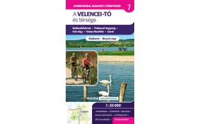 Velencei-tó térsége kerékpáros térkép